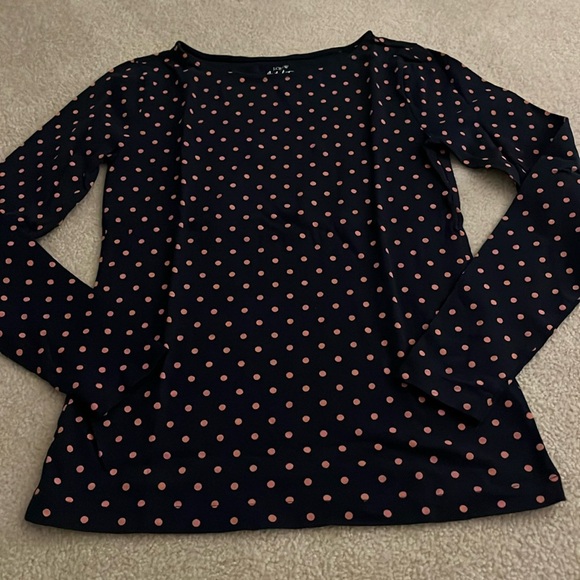 Jcrew polka dot top - Picture 1 of 2